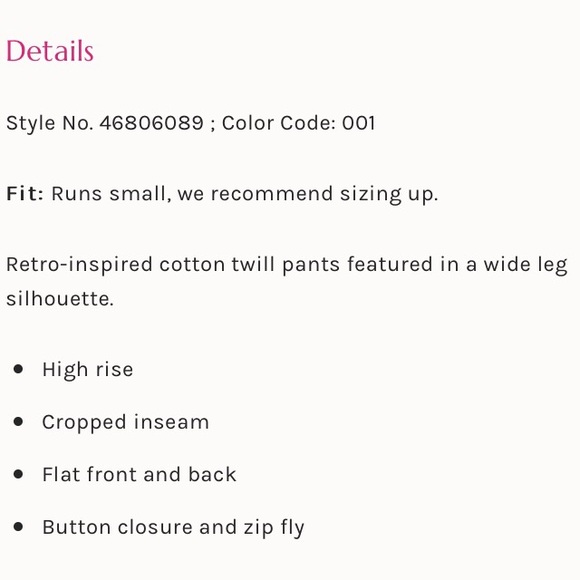 Free People Patti High Rise Cropped Wide Leg Pants - Picture 4 of 8